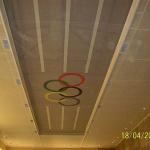 PVC mesh membran halat daşıyıcılı tavan sistemi