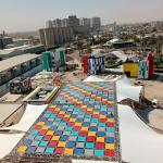 PVC mesh membran halat daşıyıcılı tavan sistemi