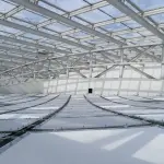 PVC mesh membran halat daşıyıcılı tavan sistemi