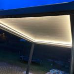 ZIP pərdəli makaslı bioklimatik perqola