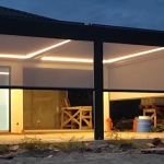 ZIP pərdəli makaslı bioklimatik perqola